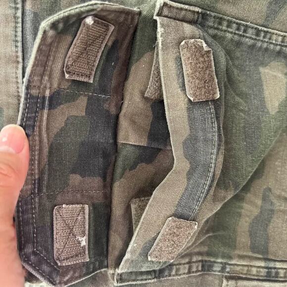 Duluth Trading Men’s Flex Fire Hose Camo Cargo Work Pants 38x32 Utility Canvas - Picture 5 of 10